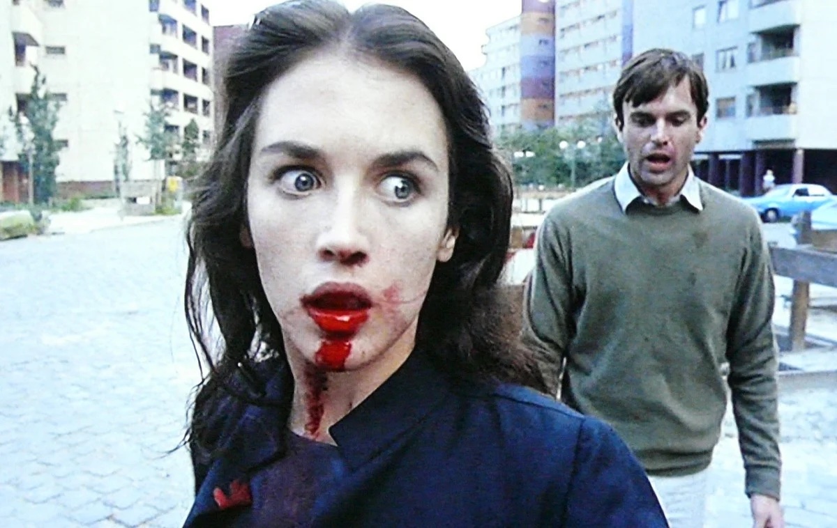 Possession — Isabelle Adjani in one of the film's disturbing, blood-soaked moments