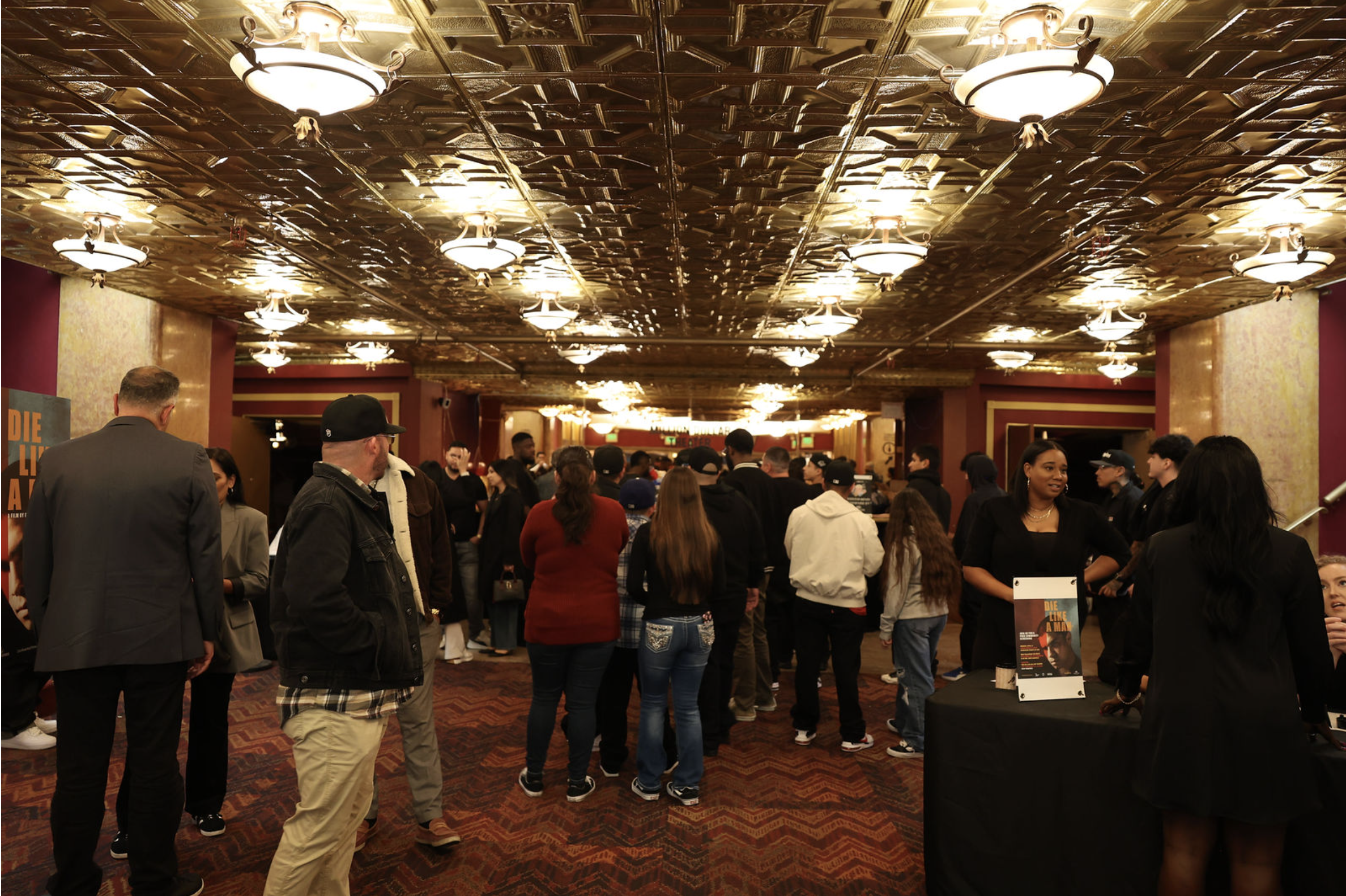 Secret Movie Club theater lobby